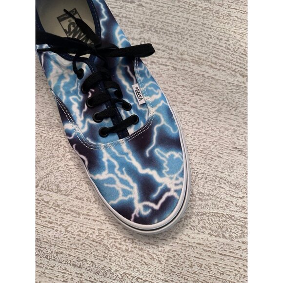 Ripndip x Vans custom NIKOLA low top shoes 11 lightening (BLACK/blue) - Picture 3 of 8